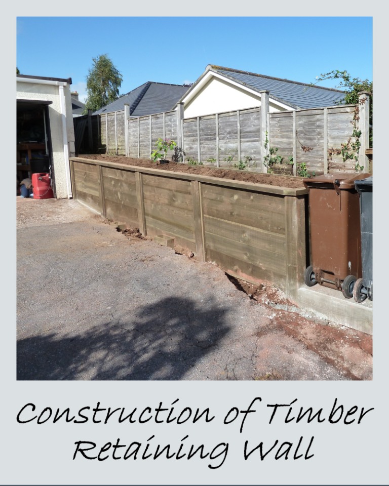 Construction of Timber Retaining Wall